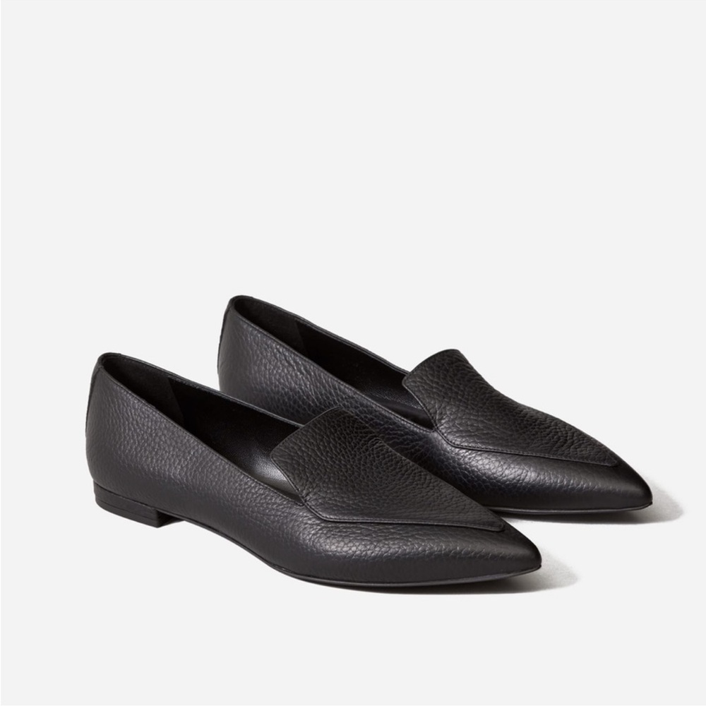 Everlane Black Leather Loafers